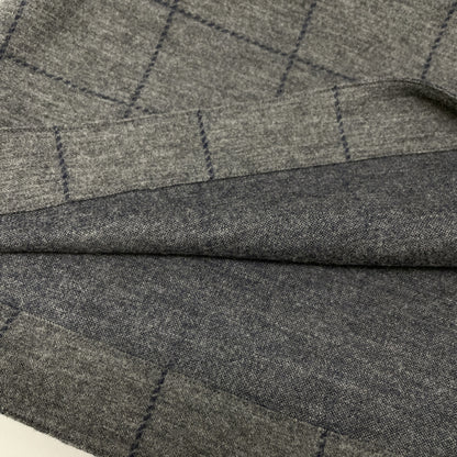 45R フォーティファイブ アール 5095027 ｸﾞﾚｰ ｳｰﾙ100 ｳｨﾝﾄﾞﾍﾟﾝﾁｪｯｸﾜﾝﾋﾟｰｽ ﾄﾞﾚｽ ワンピース 表記なし