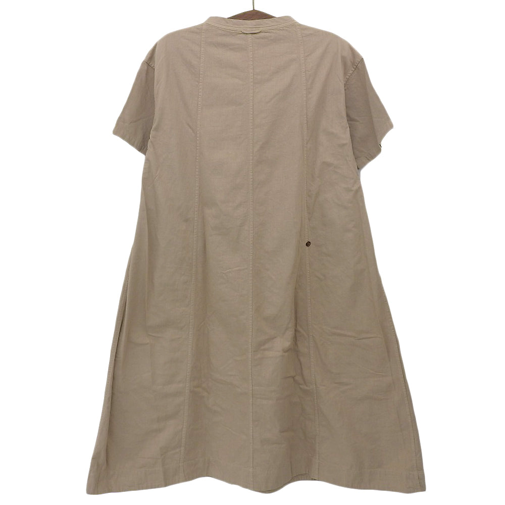 45R フォーティファイブ アール シャツ チノドレス 半袖ワンピース レディース コットン ベージュ 5065088 ワンピース ―