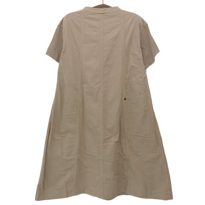 45R フォーティファイブ アール シャツ チノドレス 半袖ワンピース レディース コットン ベージュ 5065088 ワンピース ―