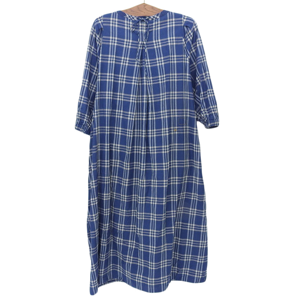 45R フォーティファイブ アール 秋風カディのドレス ワンピース レディース ブルー 70750082 ワンピース ―