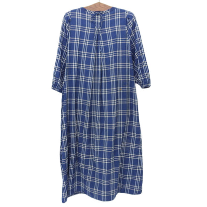 45R フォーティファイブ アール 秋風カディのドレス ワンピース レディース ブルー 70750082 ワンピース ―