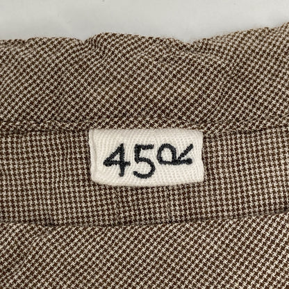 45R フォーティファイブ アール 70650292 ﾌﾞﾗｳﾝ 梅雨風ｶﾃﾞｨﾐｯｸｽのﾀｯｸﾄﾞﾚｽ ワンピース OO