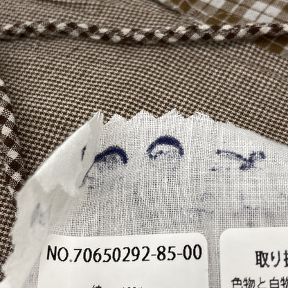 45R フォーティファイブ アール 70650292 ﾌﾞﾗｳﾝ 梅雨風ｶﾃﾞｨﾐｯｸｽのﾀｯｸﾄﾞﾚｽ ワンピース OO