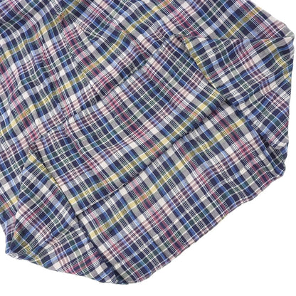 45R フォーティファイブ アール 美品 インドリネンマドラスのフレアMドレス ワンピース レディース マルチカラー 70550272 ワンピース ―