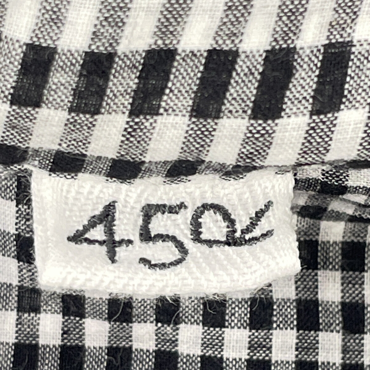 45R フォーティファイブ アール 70450241 ﾌﾞﾗｯｸ×ﾎﾜｲﾄ 春風ｲﾝﾄﾞｶﾃﾞｨの四角ﾄﾞﾚｽ ワンピース 00