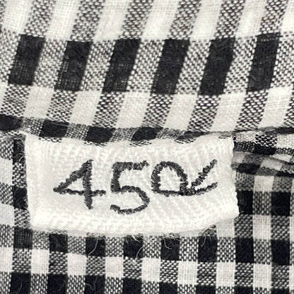 45R フォーティファイブ アール 70450241 ﾌﾞﾗｯｸ×ﾎﾜｲﾄ 春風ｲﾝﾄﾞｶﾃﾞｨの四角ﾄﾞﾚｽ ワンピース 00