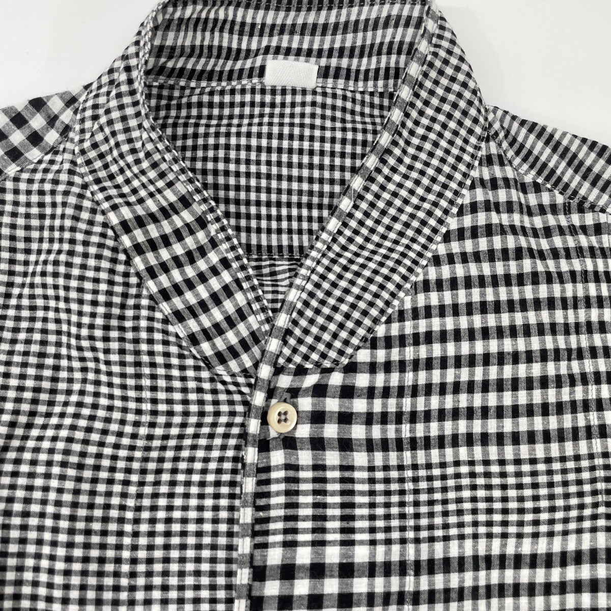 45R フォーティファイブ アール 70450241 ﾌﾞﾗｯｸ×ﾎﾜｲﾄ 春風ｲﾝﾄﾞｶﾃﾞｨの四角ﾄﾞﾚｽ ワンピース 00