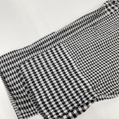 45R フォーティファイブ アール 70450241 ﾌﾞﾗｯｸ×ﾎﾜｲﾄ 春風ｲﾝﾄﾞｶﾃﾞｨの四角ﾄﾞﾚｽ ワンピース 00