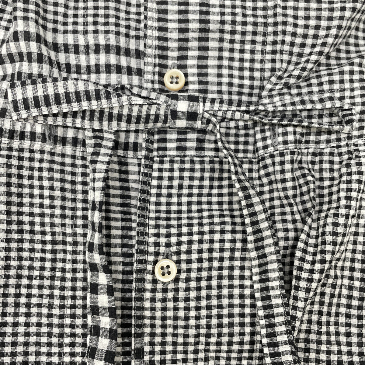 45R フォーティファイブ アール 70450241 ﾌﾞﾗｯｸ×ﾎﾜｲﾄ 春風ｲﾝﾄﾞｶﾃﾞｨの四角ﾄﾞﾚｽ ワンピース 00