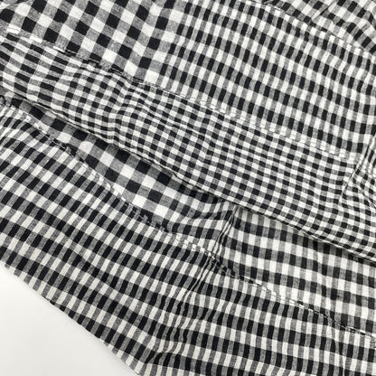 45R フォーティファイブ アール 70450241 ﾌﾞﾗｯｸ×ﾎﾜｲﾄ 春風ｲﾝﾄﾞｶﾃﾞｨの四角ﾄﾞﾚｽ ワンピース 00