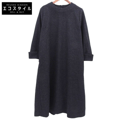 45R フォーティファイブ アール 美品 ウールツイードストレッチドレス ワンピース レディース ネイビー 3 5105030 ワンピース 36