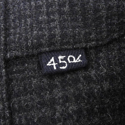 45R フォーティファイブ アール 美品 ウールツイードストレッチドレス ワンピース レディース ネイビー 3 5105030 ワンピース 36