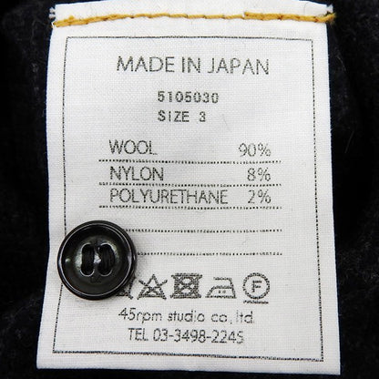 45R フォーティファイブ アール 美品 ウールツイードストレッチドレス ワンピース レディース ネイビー 3 5105030 ワンピース 36