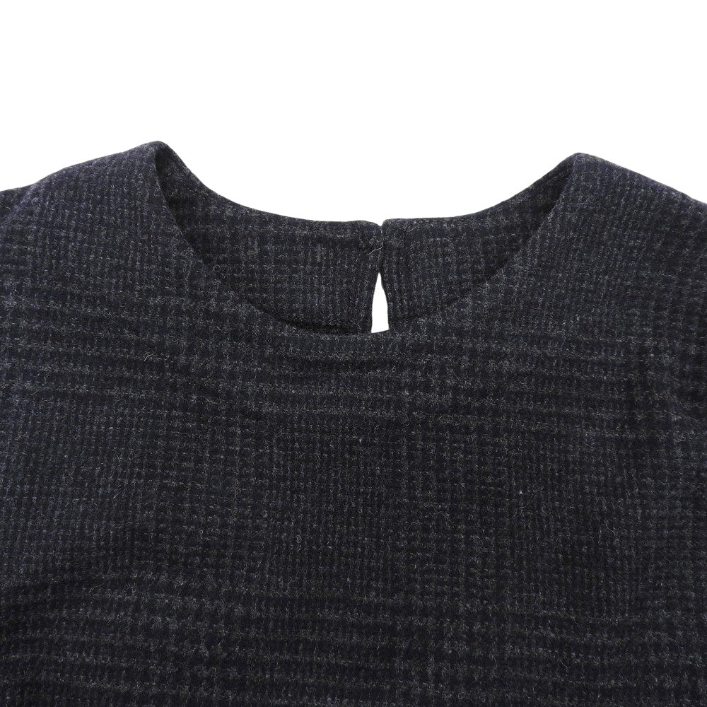 45R フォーティファイブ アール 美品 ウールツイードストレッチドレス ワンピース レディース ネイビー 3 5105030 ワンピース 36