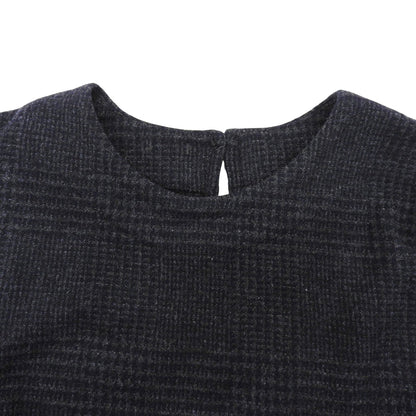 45R フォーティファイブ アール 美品 ウールツイードストレッチドレス ワンピース レディース ネイビー 3 5105030 ワンピース 36