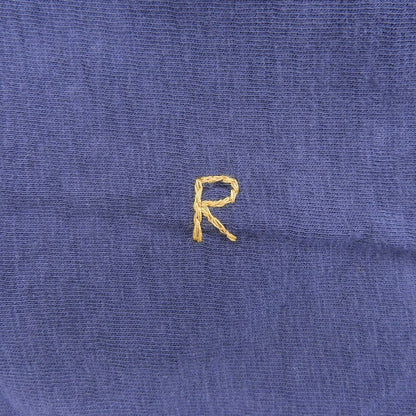 45R フォーティファイブ アール 美品 コットン カフタンドレス ロングスリーブワンピース レディース ネイビー ワンピース ―