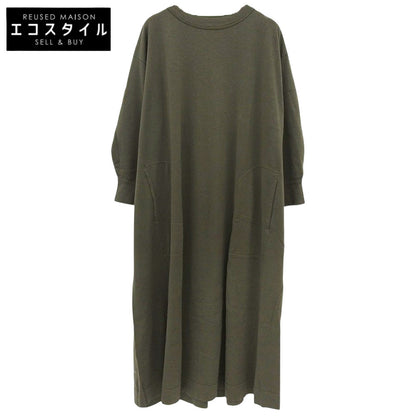 45R フォーティファイブ アール 美品 スーピマデイリーニットソーの馬ドレス ワンピース レディース グリーン 00 70750332 ワンピース 00