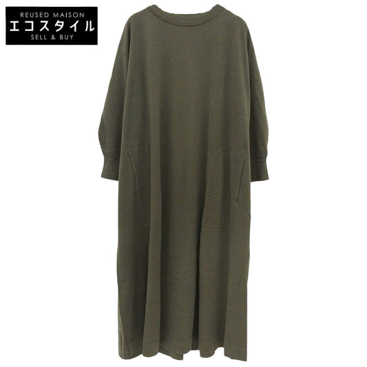 45R フォーティファイブ アール 美品 スーピマデイリーニットソーの馬ドレス ワンピース レディース グリーン 00 70750332 ワンピース 00