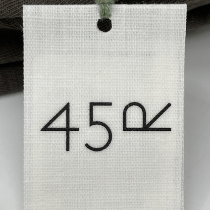 45R フォーティファイブ アール 70450042 ﾌﾞﾗｳﾝ ｽｰﾋﾟﾏ天竺のｷﾞｬｻﾞｰﾄﾞﾚｽ ワンピース 00