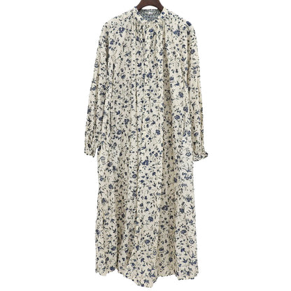 45R フォーティファイブ アール 美品 フラワータペットのドレス コットン ワンピース レディース オフホワイト 0 7075042 ワンピース 0