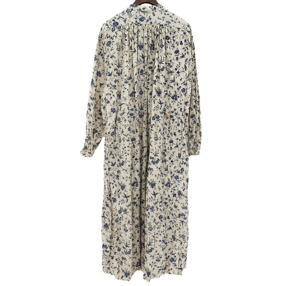 45R フォーティファイブ アール 美品 フラワータペットのドレス コットン ワンピース レディース オフホワイト 0 7075042 ワンピース 0