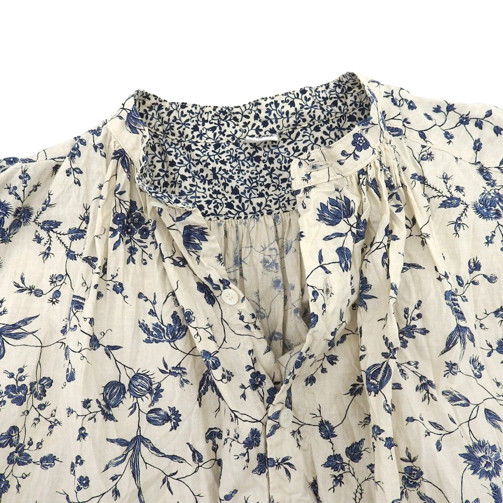 45R フォーティファイブ アール 美品 フラワータペットのドレス コットン ワンピース レディース オフホワイト 0 7075042 ワンピース 0