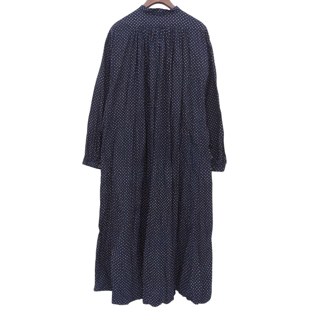 45R フォーティファイブ アール ドットプリントのドレス シャツワンピース レディース インディゴ 0 7075052 ワンピース 0