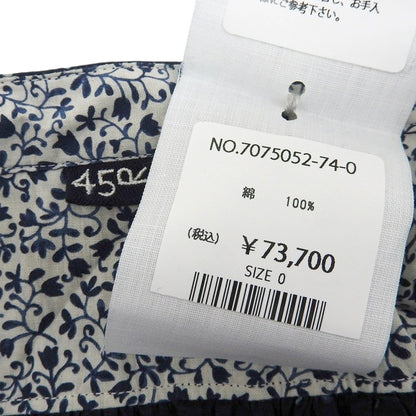 45R フォーティファイブ アール ドットプリントのドレス シャツワンピース レディース インディゴ 0 7075052 ワンピース 0