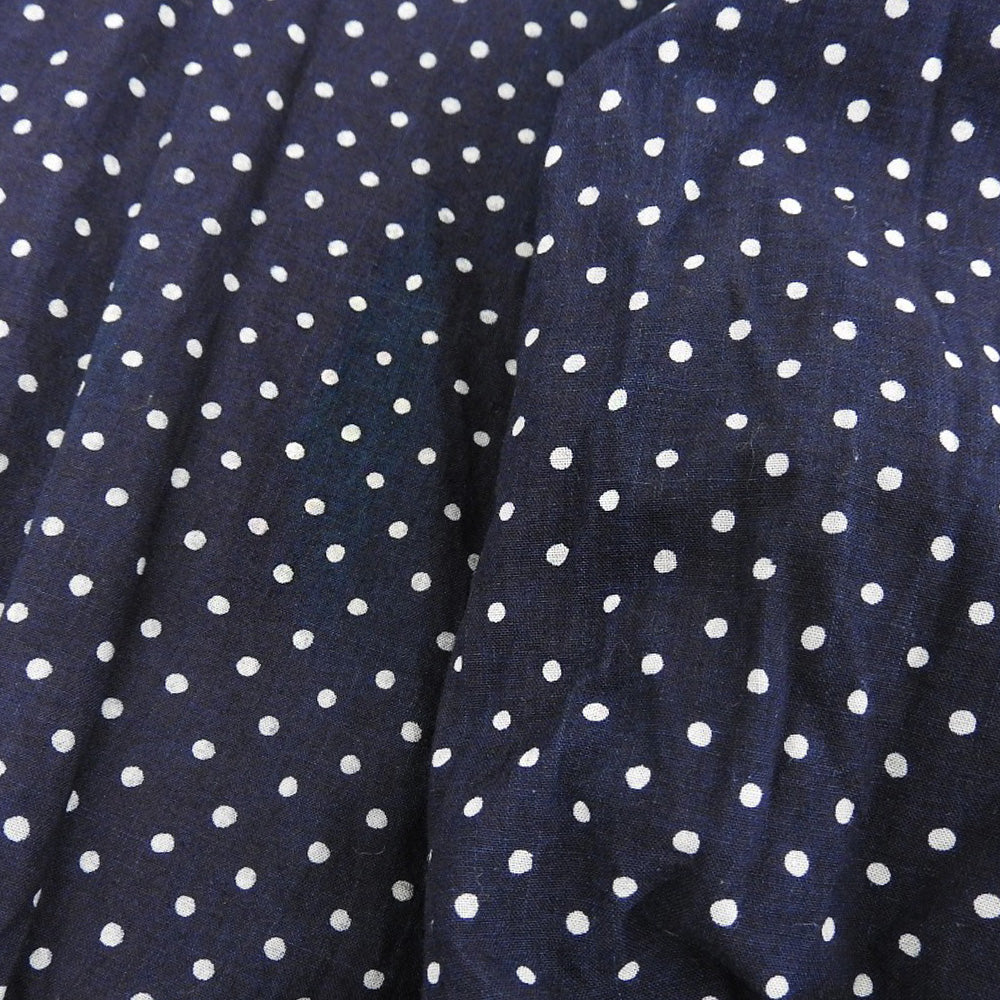 45R フォーティファイブ アール ドットプリントのドレス シャツワンピース レディース インディゴ 0 7075052 ワンピース 0