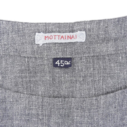 45R フォーティファイブ アール 美品 MOTTAINAI リネンのドレス ワンピース レディース グレー 0 5075915 ワンピース 0