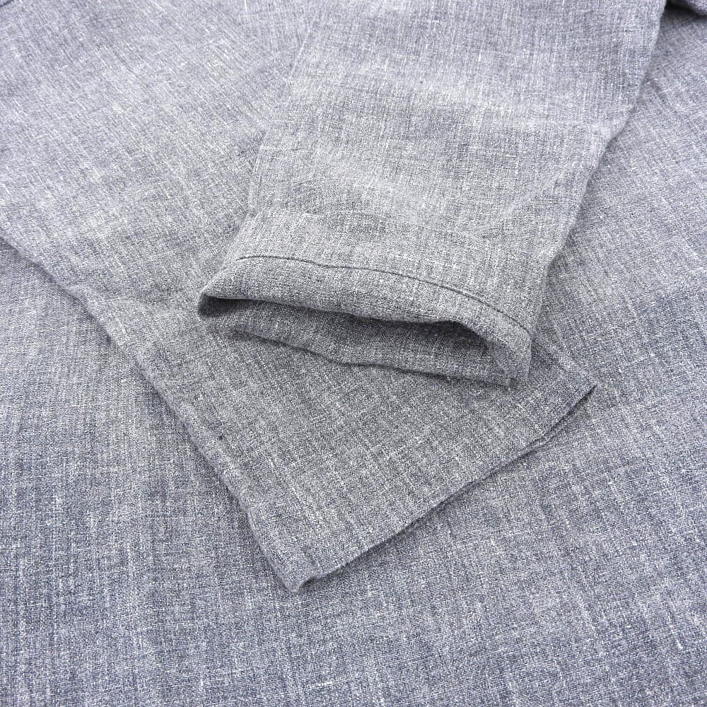 45R フォーティファイブ アール 美品 MOTTAINAI リネンのドレス ワンピース レディース グレー 0 5075915 ワンピース 0