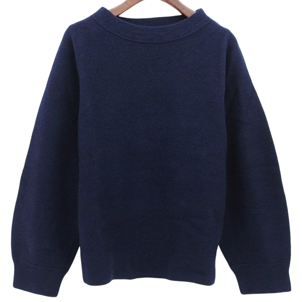 45R フォーティファイブ アール 美品 フロート縮絨deパフTシャツ トップス レディース ネイビー 7108095 トップス ―