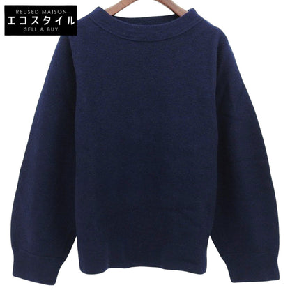 45R フォーティファイブ アール 美品 フロート縮絨deパフTシャツ トップス レディース ネイビー 7108095 トップス ―