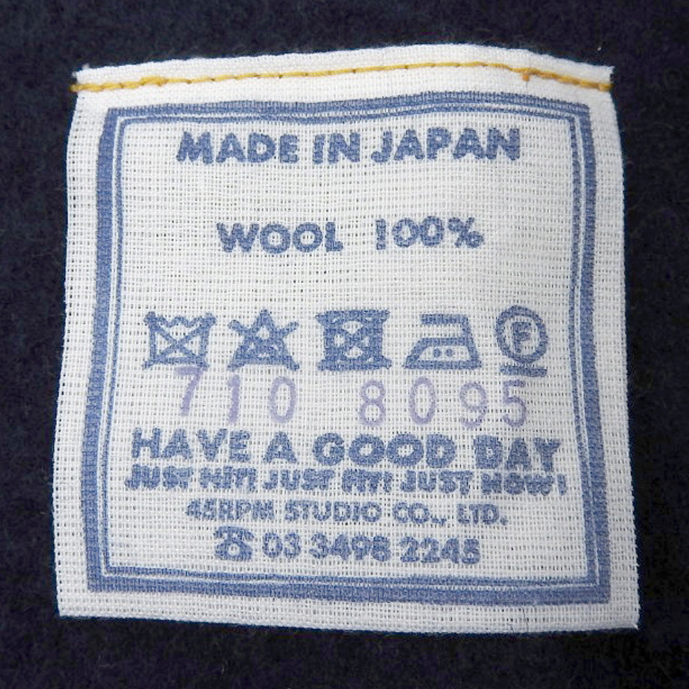 45R フォーティファイブ アール 美品 フロート縮絨deパフTシャツ トップス レディース ネイビー 7108095 トップス ―