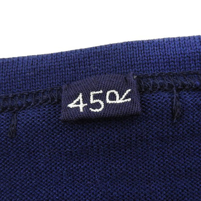 45R フォーティファイブ アール 美品 USモーニットソーの908バスクTシャツ トップス レディース ブルー×ベージュ 50980173 トップス ―
