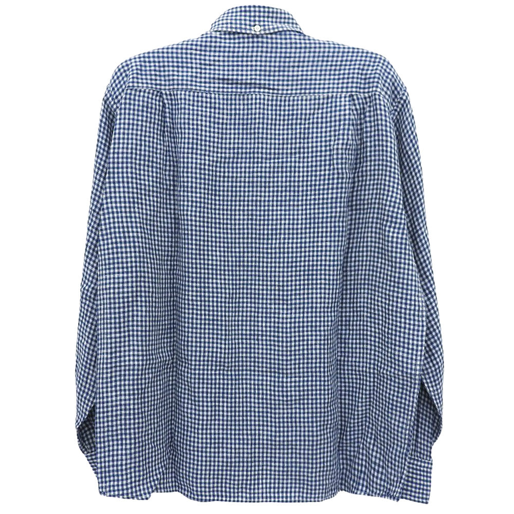 45R フォーティファイブ アール 5043071 チェック インドリネン平の908オーシャンシャツ トップス 3