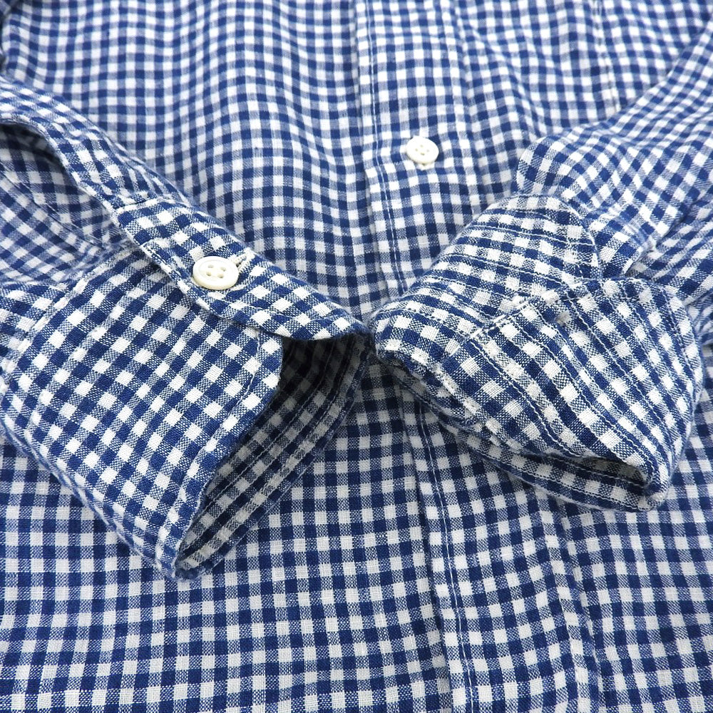 45R フォーティファイブ アール 5043071 チェック インドリネン平の908オーシャンシャツ トップス 3