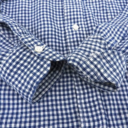 45R フォーティファイブ アール 5043071 チェック インドリネン平の908オーシャンシャツ トップス 3