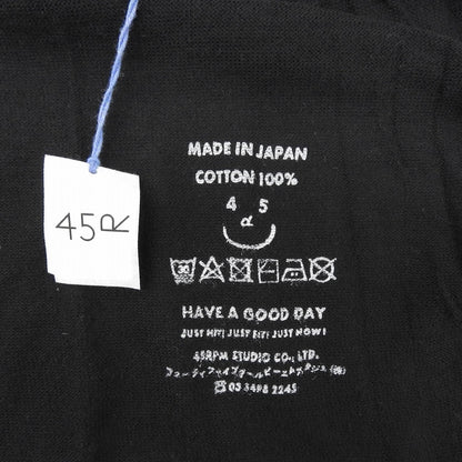 45R フォーティファイブ アール 美品 ホール超ガーゼの45色カシュクール トップス レディース ブラック 00 50980073 トップス 00