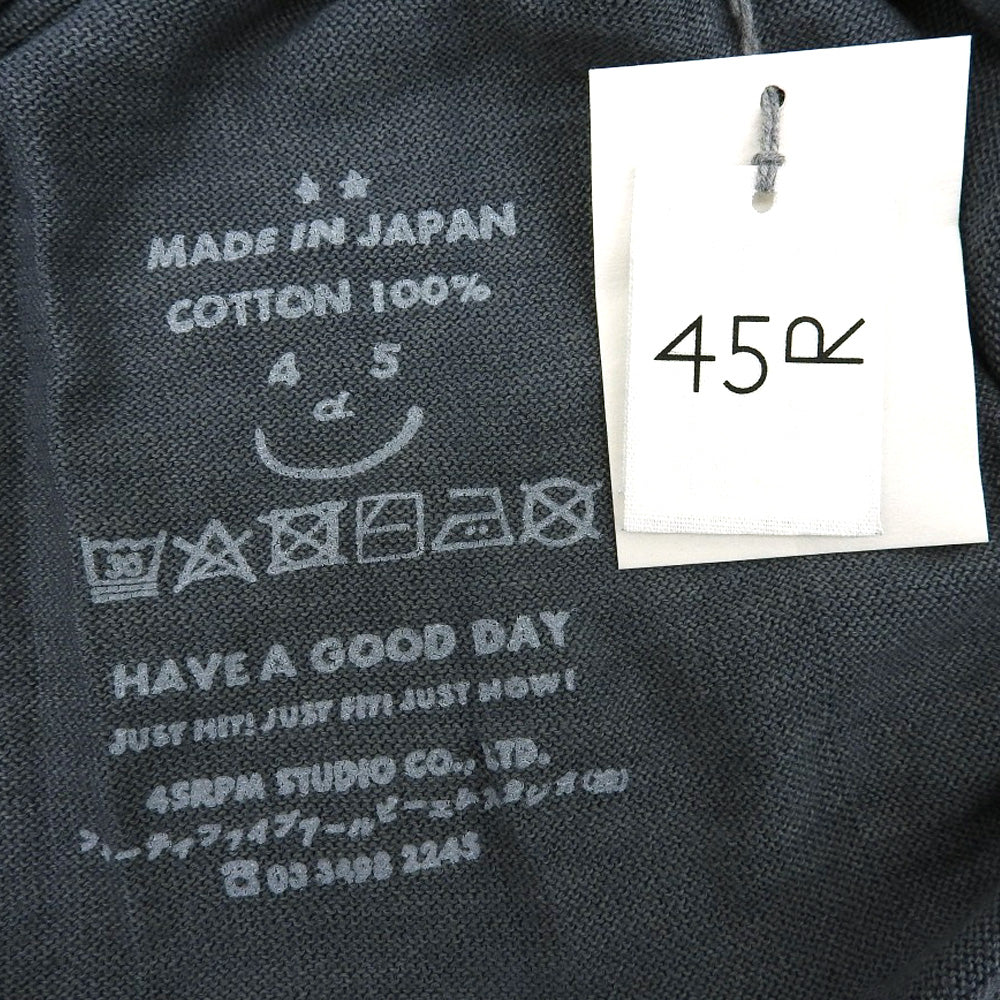 45R フォーティファイブ アール 美品 ホール超ガーゼの908ヘンリー(45草染) トップス レディース グレー 2 51280494 トップス 2