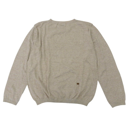 45R フォーティファイブ アール 美品 超ガーゼの908クルーニットソー トップス レディース ベージュ 8028055 トップス ―