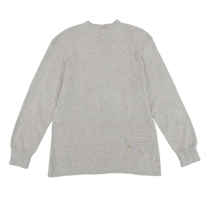 45R フォーティファイブ アール 美品 ホール超ガーゼ ヘンリーネックニット トップス メンズ グレー 3 80980053 トップス 3