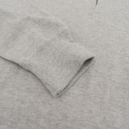 45R フォーティファイブ アール 美品 ホール超ガーゼ ヘンリーネックニット トップス メンズ グレー 3 80980053 トップス 3