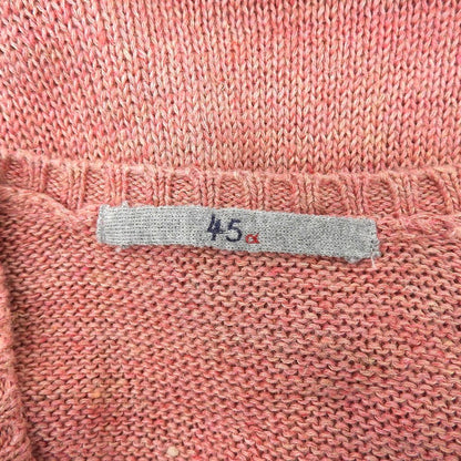 45R フォーティファイブ アール リネン ニットカーディガン トップス レディース ピンク 2 5038041 トップス 2