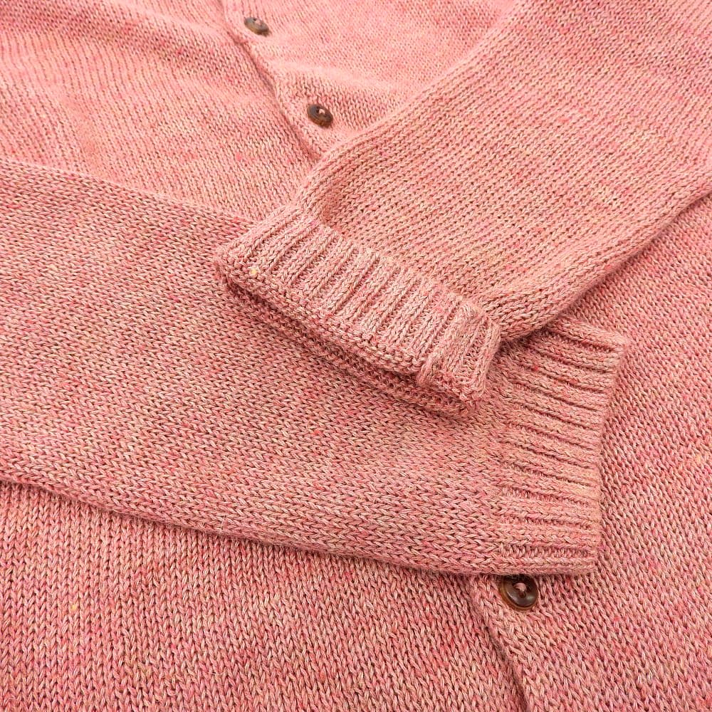 45R フォーティファイブ アール リネン ニットカーディガン トップス レディース ピンク 2 5038041 トップス 2