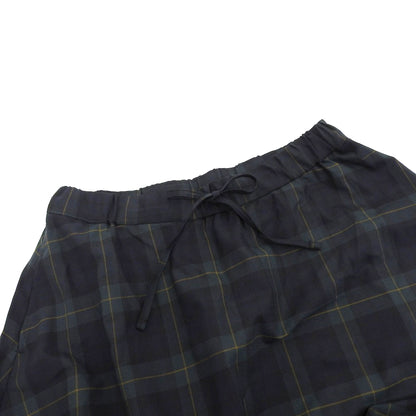 45R フォーティファイブ アール 美品 ウールストレッチのフレアスカート レディース グリーン×ネイビー 70140134 スカート ―