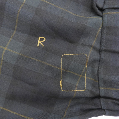 45R フォーティファイブ アール 美品 ウールストレッチのフレアスカート レディース グリーン×ネイビー 70140134 スカート ―