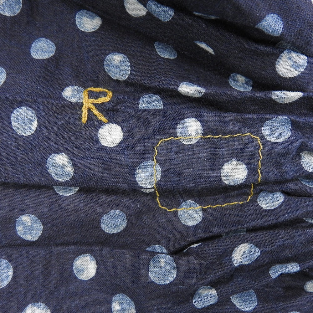 45R フォーティファイブ アール 美品 水玉プリントのイージースカート レディース インディゴ 70640112 スカート ―