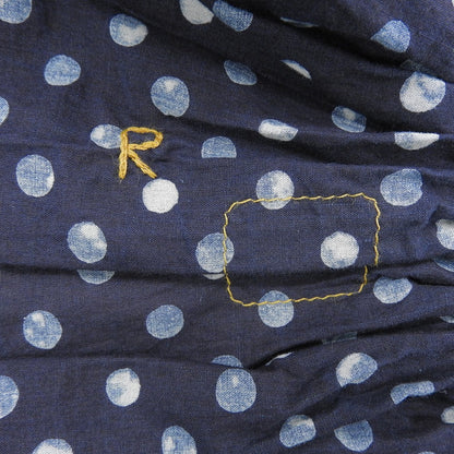 45R フォーティファイブ アール 美品 水玉プリントのイージースカート レディース インディゴ 70640112 スカート ―