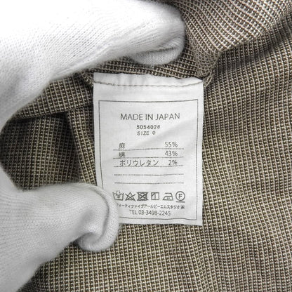 45R フォーティファイブ アール 美品 コットンリネン ハケ目のギャザースカート レディース ブラウン 0 5054026 スカート 0